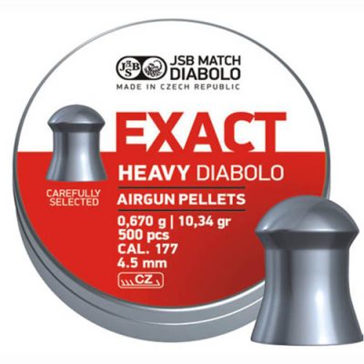 Пули JSB  «EXACT HEAVY DIABOLO» 0,670гр. 4,52мм 500шт