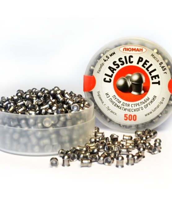 Пули «Люман» Classic Pellets, 0,65 г. по 500 шт.