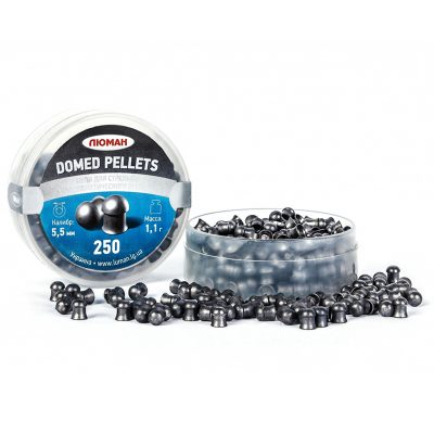Пули «Люман» Domed pellets 5,5мм, 1,1г. по 250 шт.