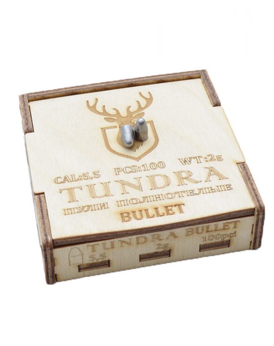 Пули полнотелые TUNDRA BULLET 5.5(5.54) 2.0г 100шт купить