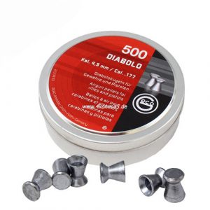 Пули RWS «DIABOLO GECO», 4.5 мм, 0,45гр. 500шт.,   (плоские)