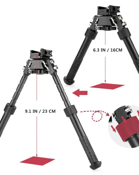 Сошки быстросъемные Atlas BT10-LW17 (реплика,BP13) 5