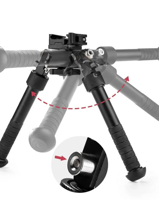 Сошки быстросъемные Atlas BT10-LW17 (реплика,BP13) 6