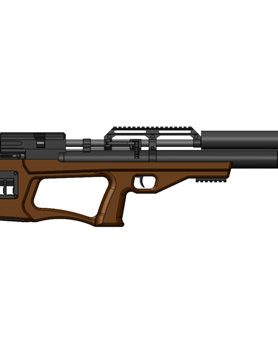 KrugerGun СНАЙПЕР Буллпап 5,5мм ДЕРЕВО ПЕРЕДНИЙ ВЗВОД (С:420мм;Р:510мм;)