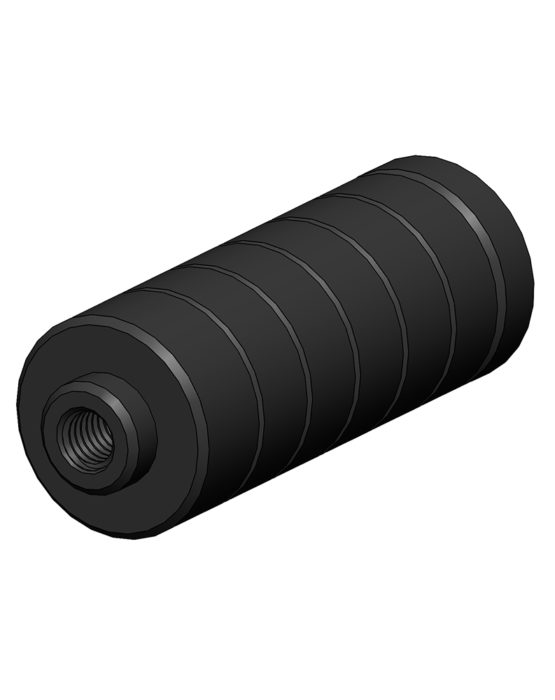Тактическая ручка CR123 для сошек Atlas BT10-LW17 (отсек для батареи CR123)