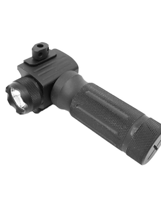 Тактическая рукоять weaver с фонарем и ЛЦУ, GREE LED (GF01) цена
